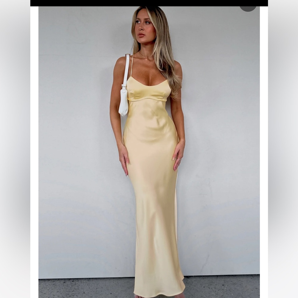 White Fox It’s Not The Same Maxi Dress Black M